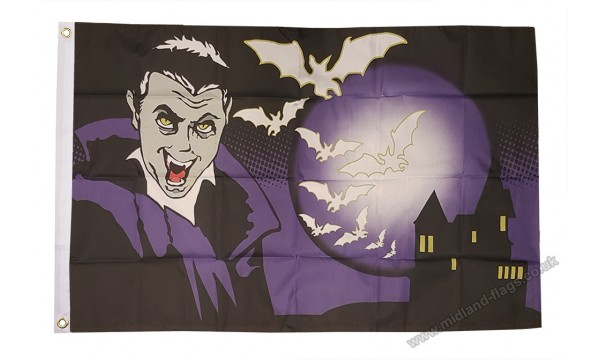 Halloween Bat Flag